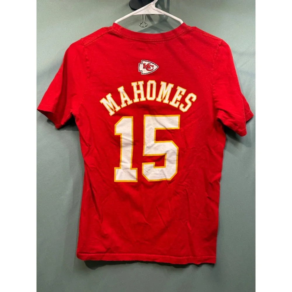 Nike Kansas City Chiefs Patrick Mahomes Jersey T-Shirt NFL Tee Youth Large 14/16